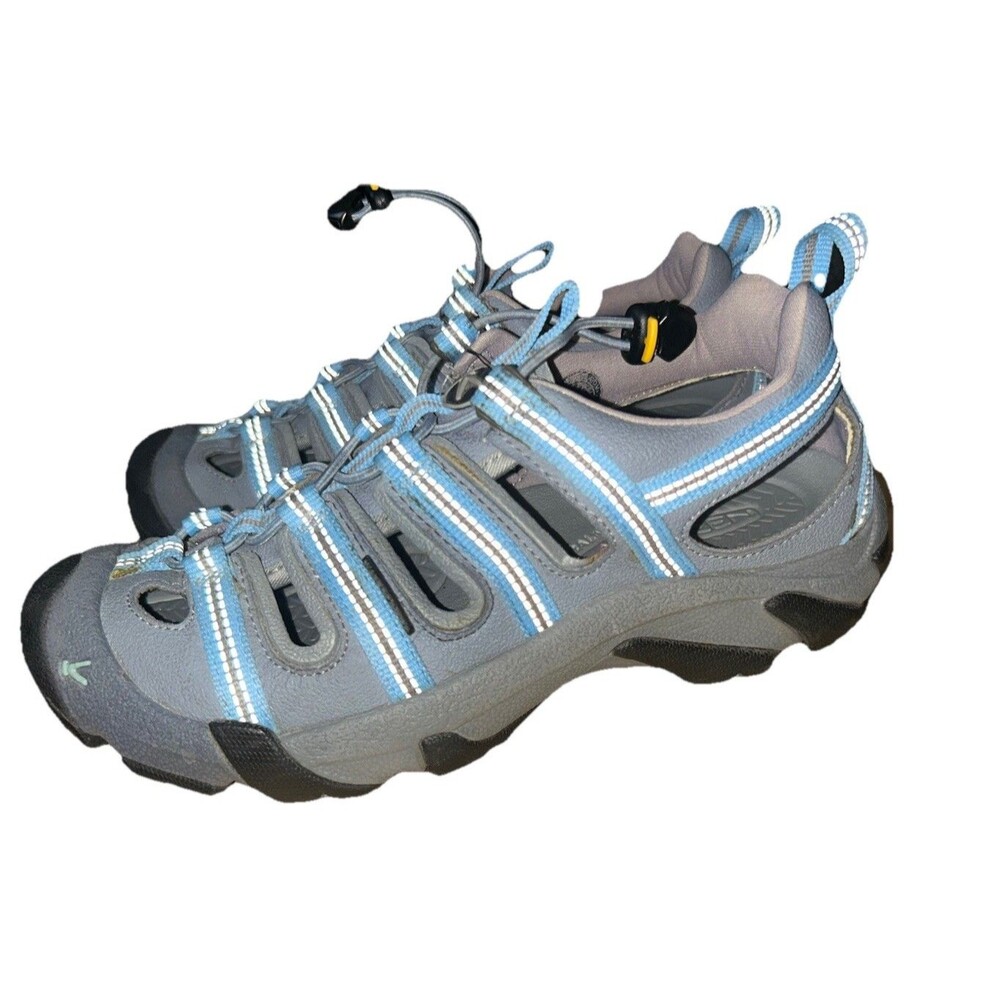 KEEN Womens US 9 Hiking Trail Light Blue Waterproof Sandals